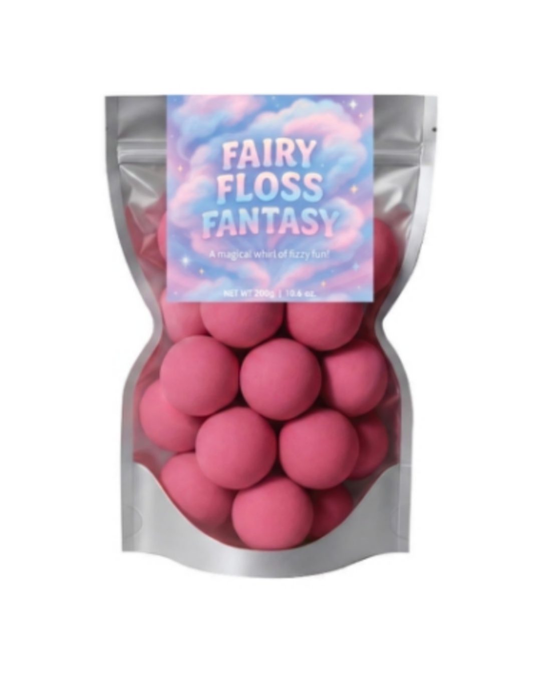 FIZZY BATH BOMB 200 G - Fairy Floss Fantasy
