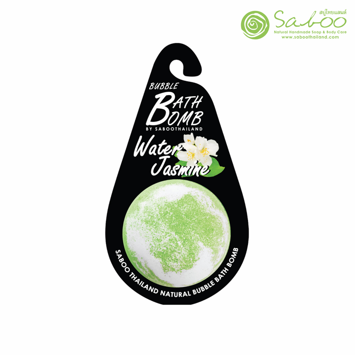 Bubble Bath Bomb - Black Package - 150g - Water Jasmine