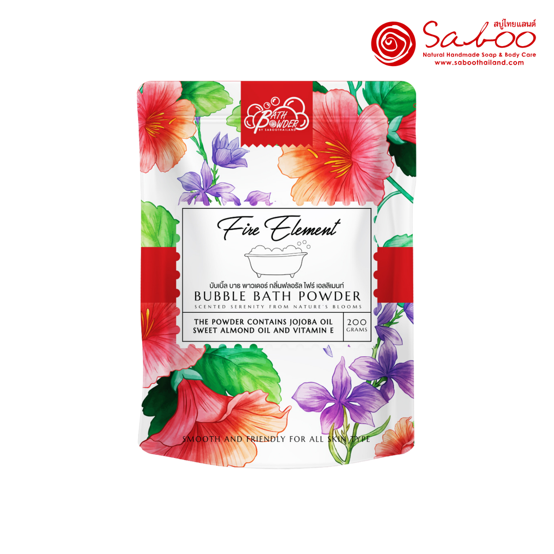 Bubble Bath Powder - 200g - Fire Element