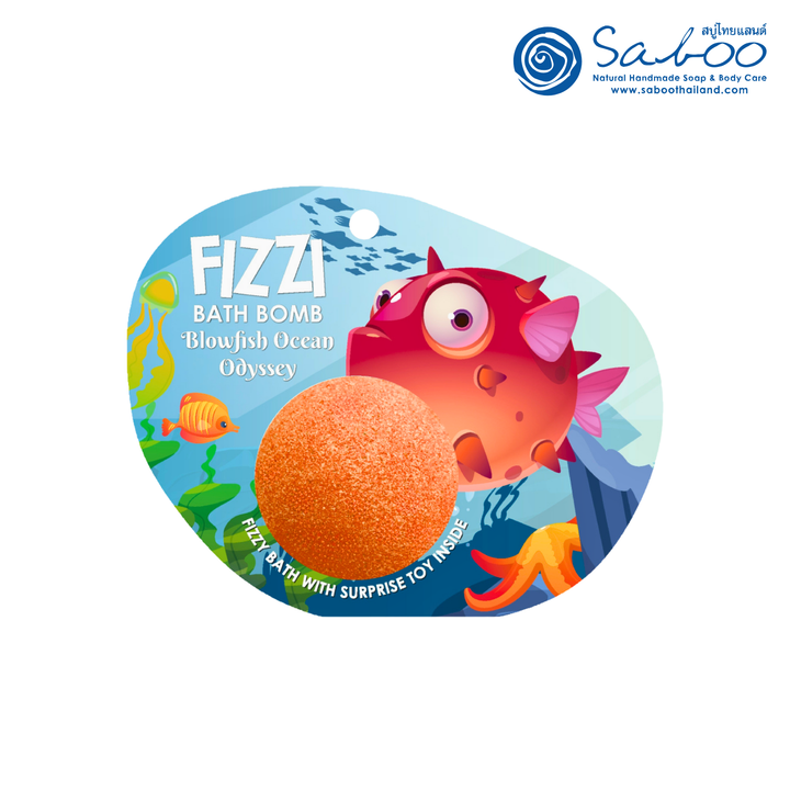 Fizzy Bath Bomb - Sea Animal Package  -100g  - Blowfish Ocean Odyssey