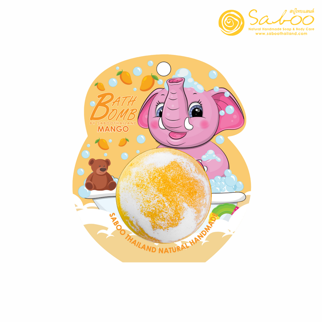 Bubble Bath Bomb - Elephant Package - 150g - Mango