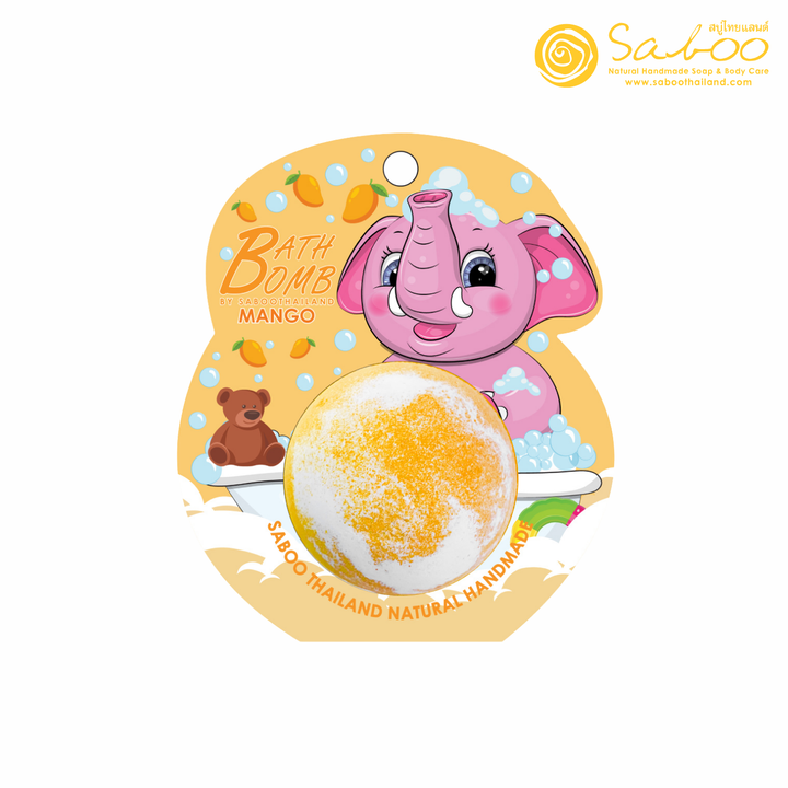 Bubble Bath Bomb - Elephant Package - 150g - Mango