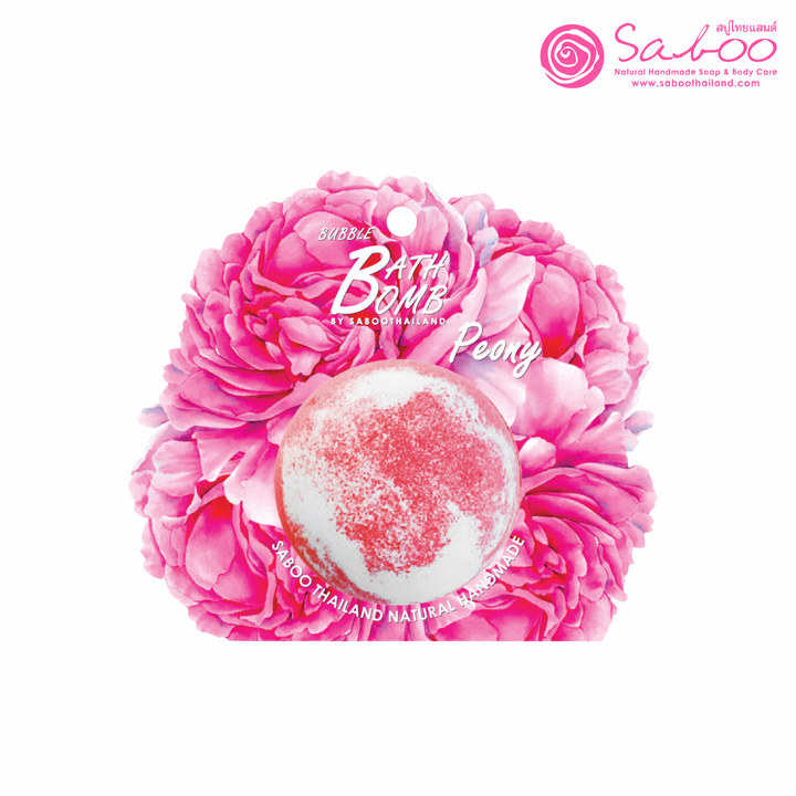 Bubble Bath Bomb - Flower Package - 150g - Peony