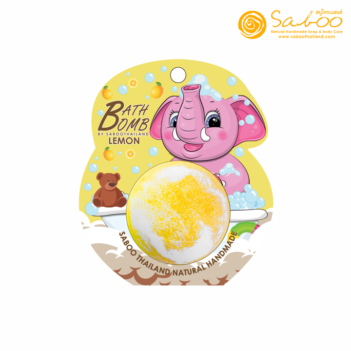 Bubble Bath Bomb - Elephant Package - 150g - Lemon