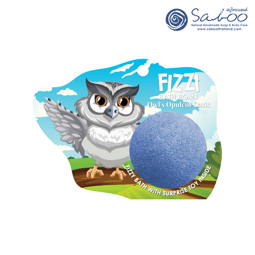 Fizzy Bath Bomb - Jungle Package - 100g - Owl's Opulent Oasis