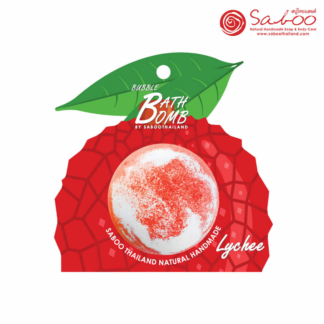 Bubble Bath Bomb - Fruit Package - 150g - Lychee