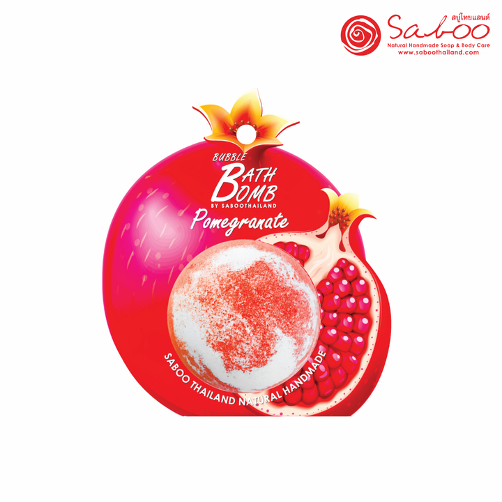 Bubble Bath Bomb - Fruit Package - 150g - Pomegranate