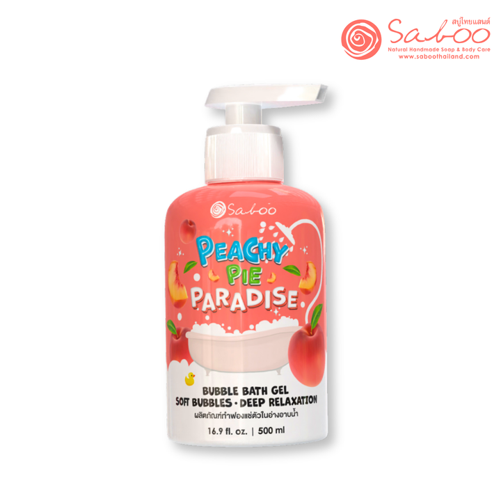 Bubble Bath Gel - 500ml - Peachy Pie Paradise