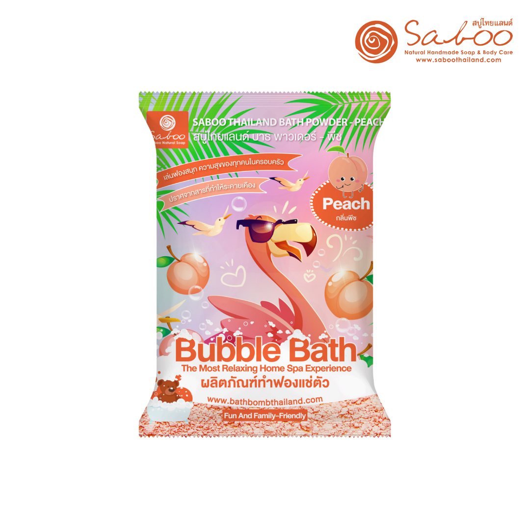 Bubble Bath Powder - 100g - Peach