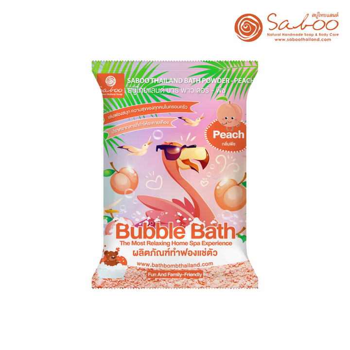Bubble Bath Powder - 100g - Peach