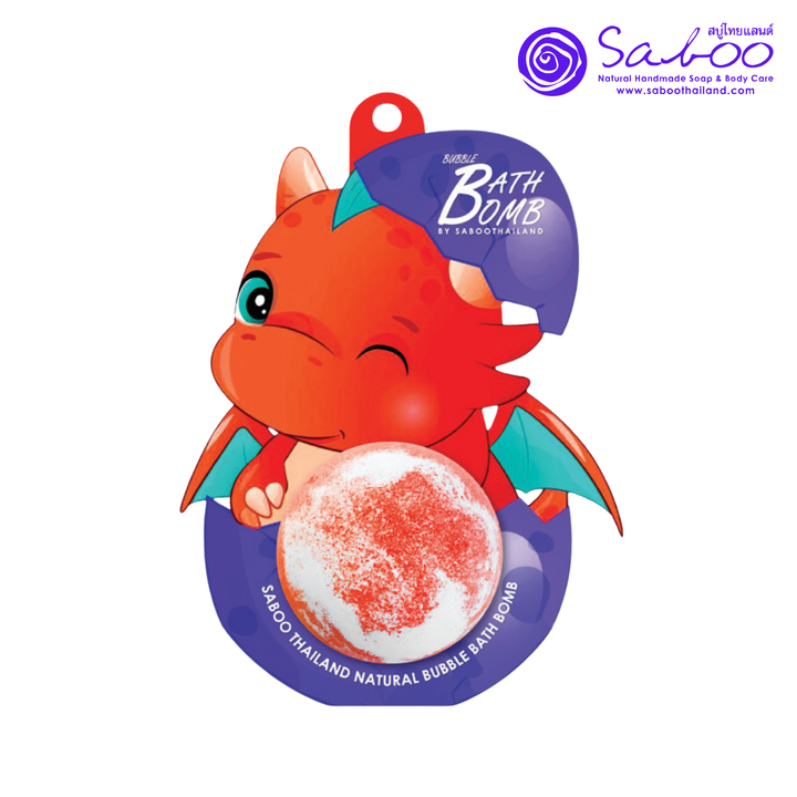 Bubble Bath Bomb - Dinosaur Package - 150g - Rose