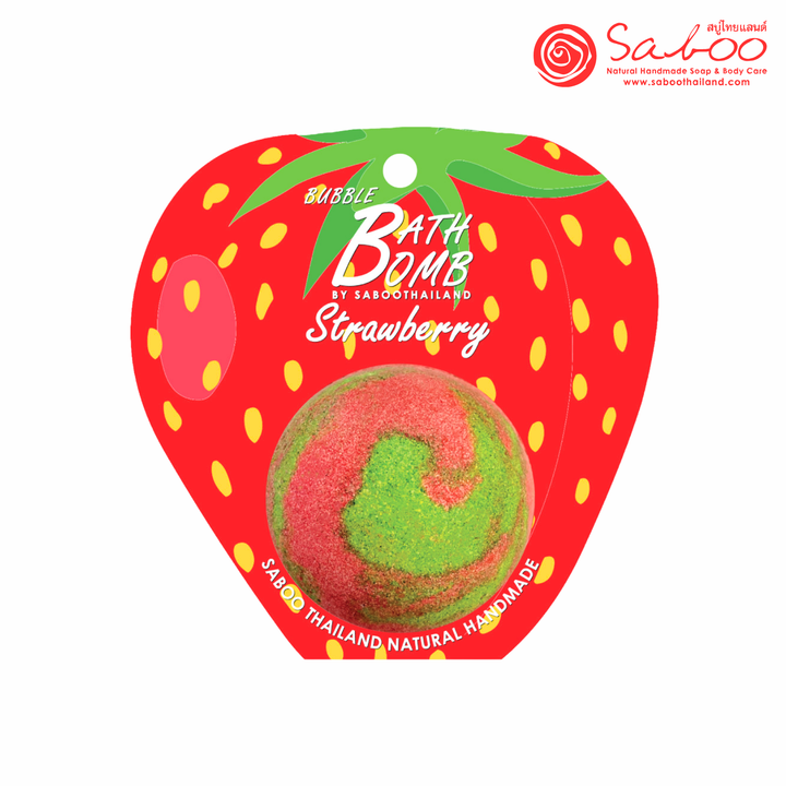 Bubble Bath Bomb - Fruit Package - 150g - Strawberry