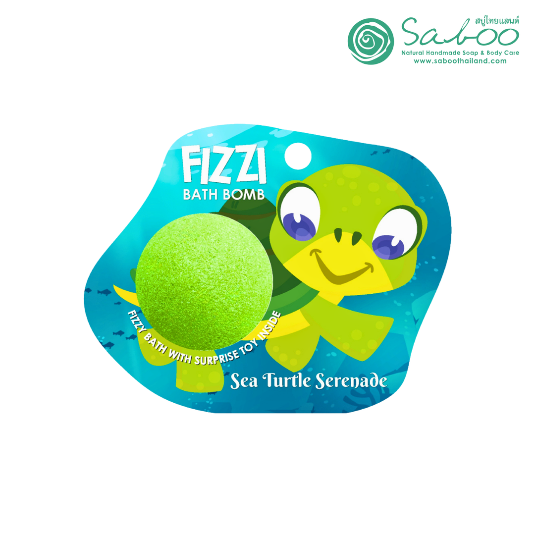 Fizzy Bath Bomb - Sea Animal Package - 100g - Sea Turrle Serenade