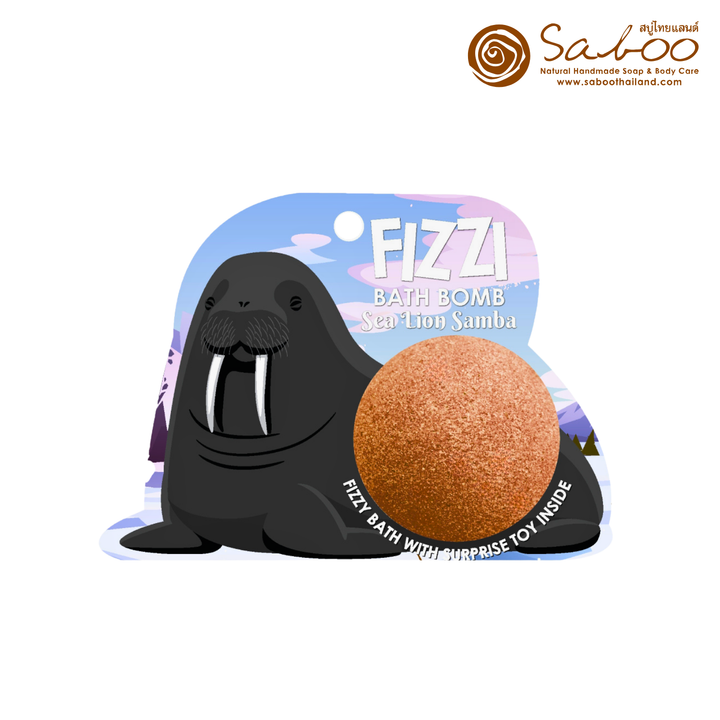 Fizzy Bath Bomb - Sea Animal Package - 100g - Sea Lion