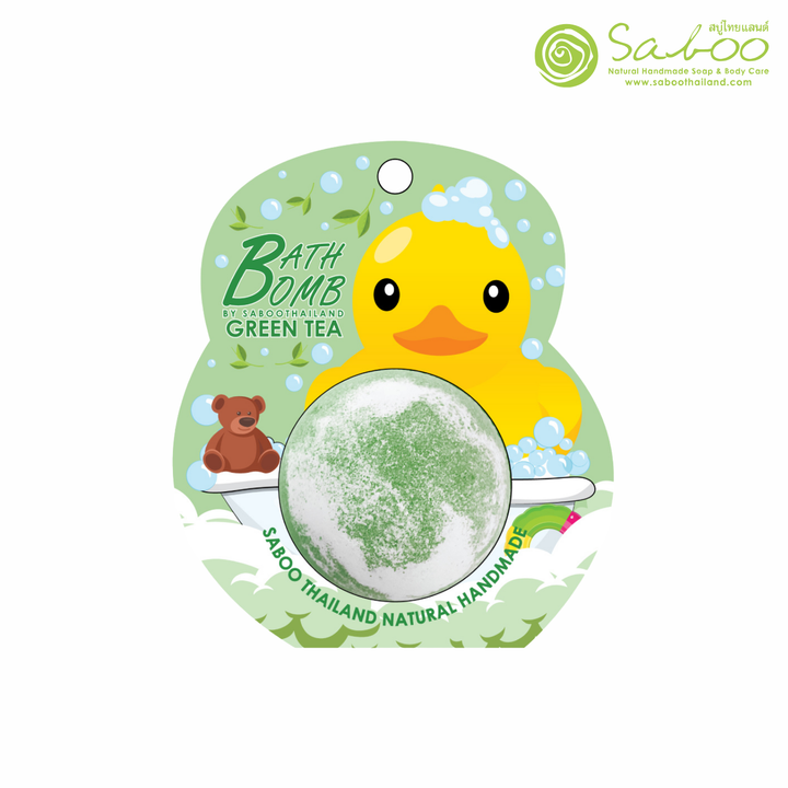 Bubble Bath Bomb - Duck Package - 150g - Green Tea