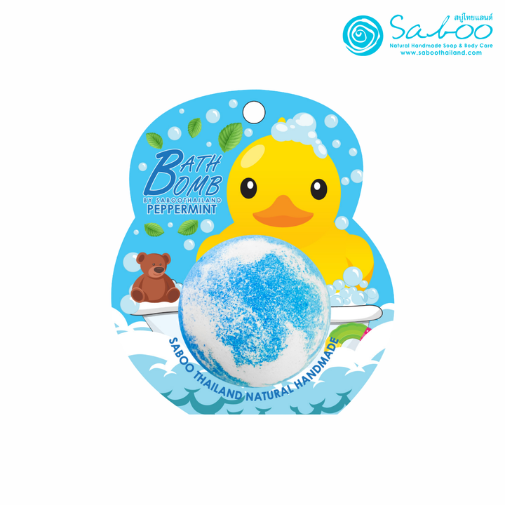 Bubble Bath Bomb - Duck Package - 150g - Peppermint