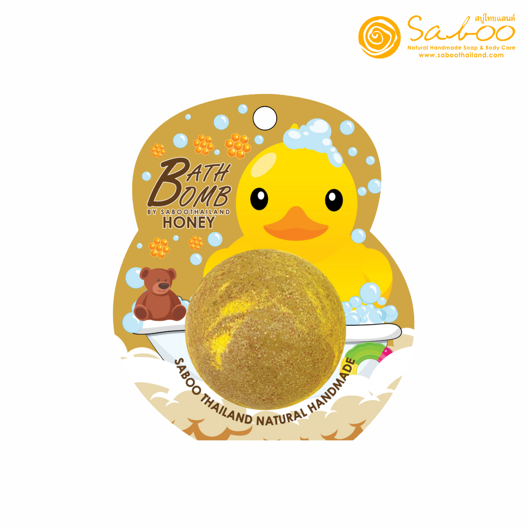 Bubble Bath Bomb - Duck Package - 150g - Honey