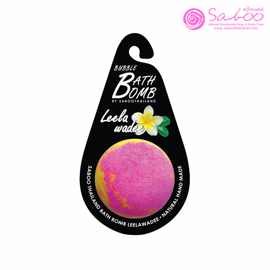Bubble Bath Bomb - Black Package - 150g - Leelawadee