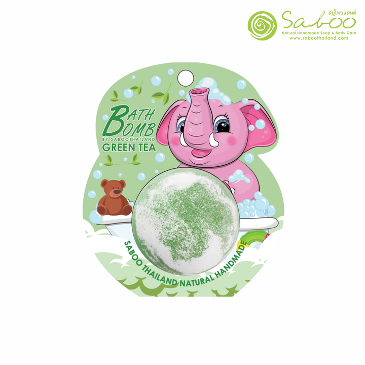 Bubble Bath Bomb - Elephant Package - 150g - Green Tea