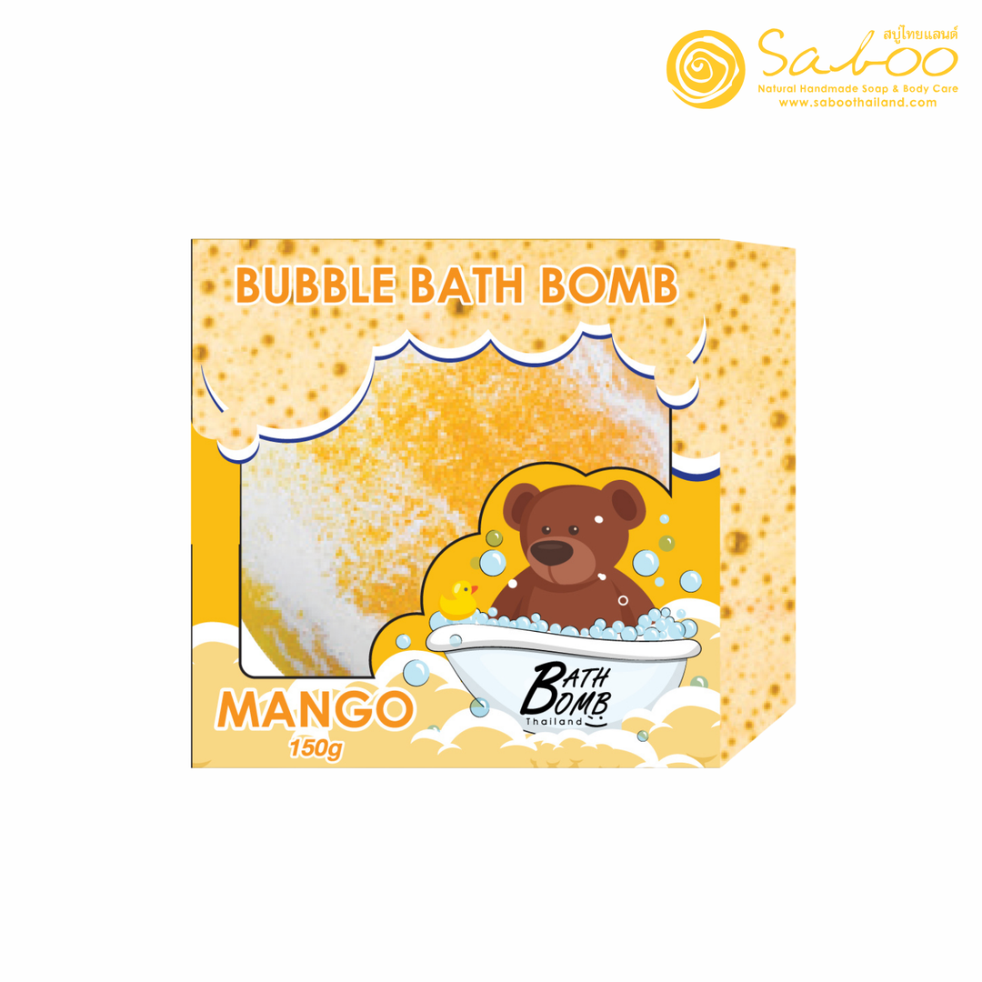 Bubble Bath Bomb - Box Package - 150g - Mango