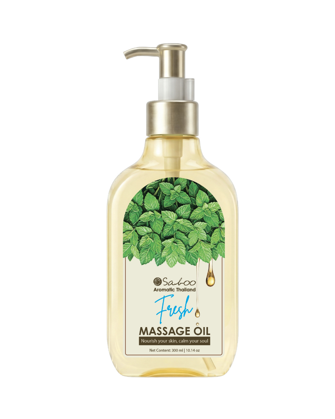 SABOO MASSAGE OIL - 300ML - กลิ่น FRESH