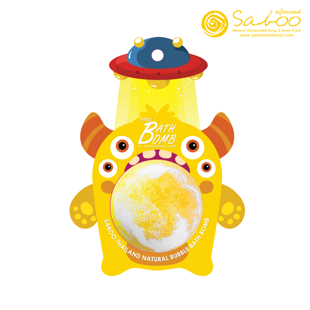Bubble Bath Bomb - Monster - 150g - Lemon