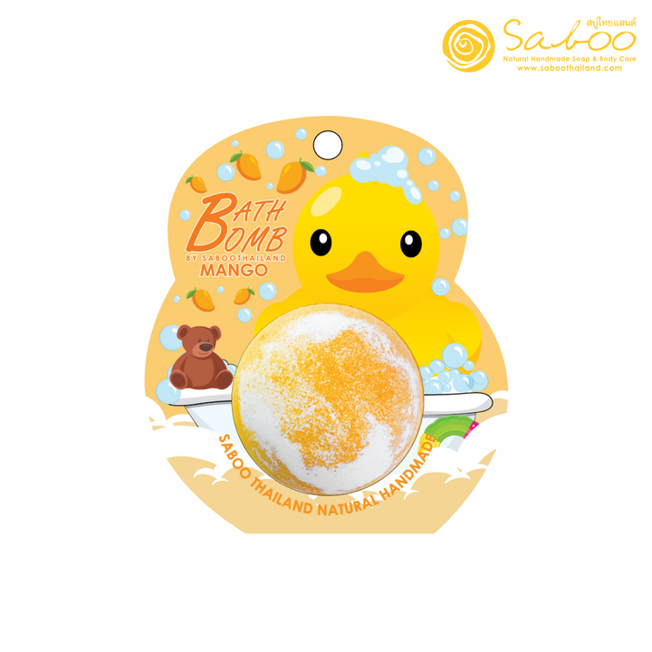 Bubble Bath Bomb - Duck Package - 150g - Mango