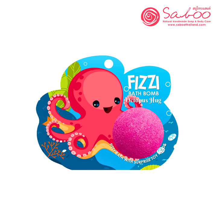 Fizzy Bath Bomb - Sea Animal Package - 100g - Octopus Hug