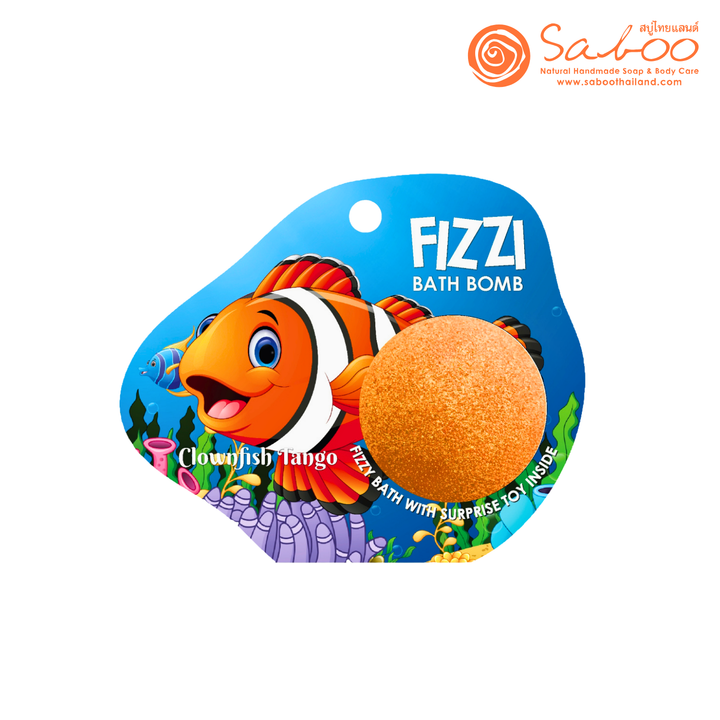 Fizzy Bath Bomb - Sea Animal Package - 100g - Clowfish Tango