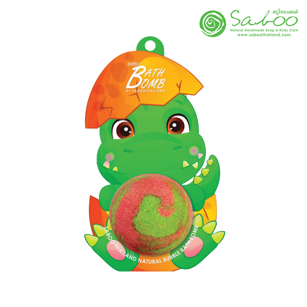Bubble Bath Bomb - Dinosaur Package - 150g - Apple