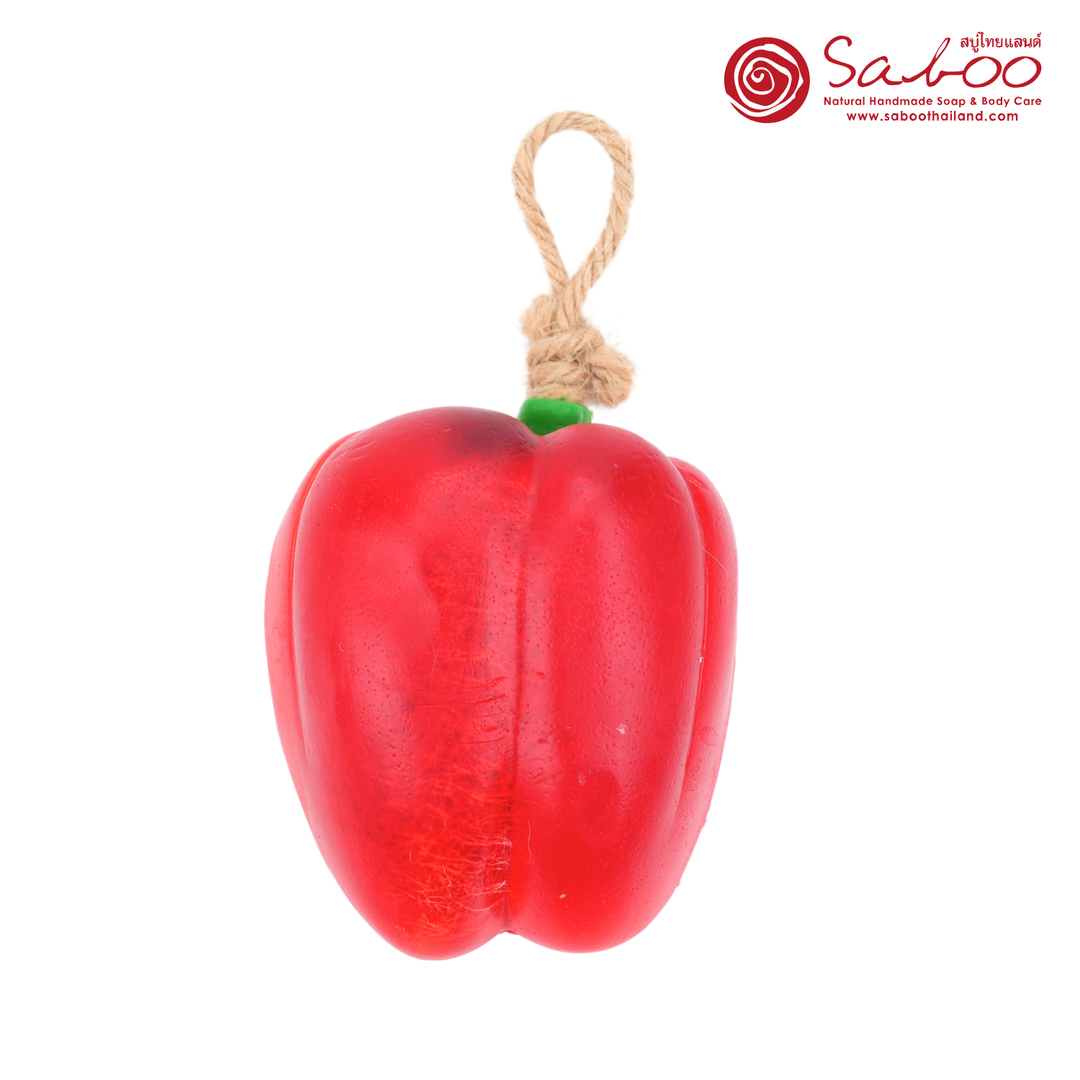 Natural Fancy Soap - Red Bell Pepper