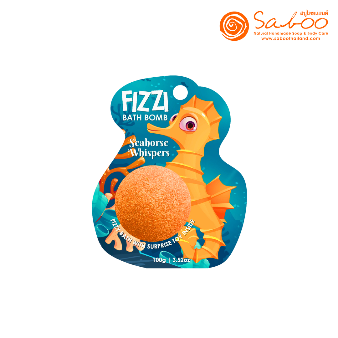 Fizzy Bath Bomb - Sea Animal Package - 100g - Seahorse Whisper