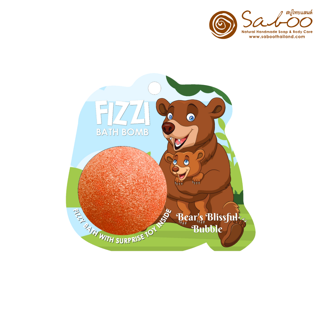 Fizzy Bath Bomb - Jungle Package - 100g - Bear's Blissful Bubble