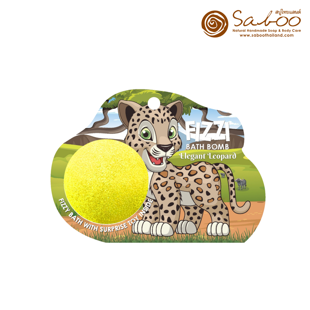 Fizzy Bath Bomb - Jungle Package - 100g - Elegant Leopard