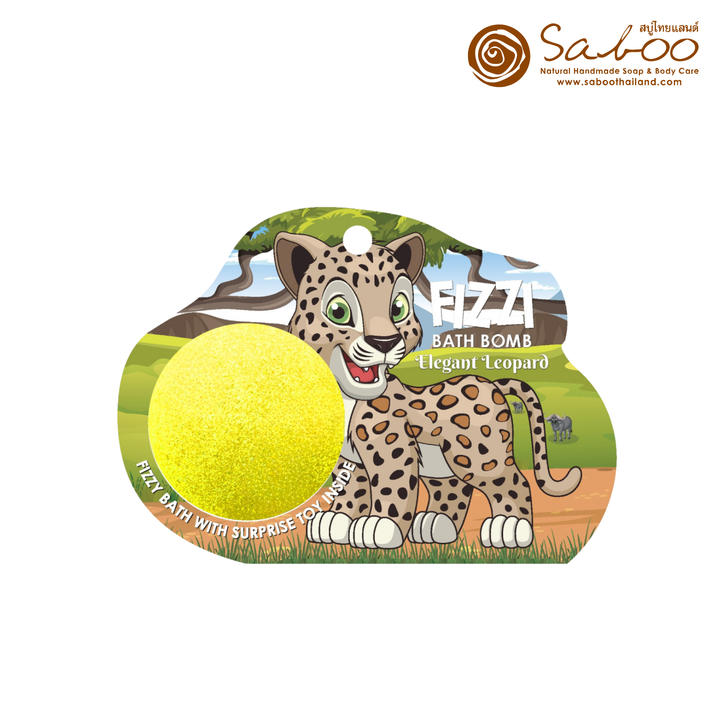 Fizzy Bath Bomb - Jungle Package - 100g - Elegant Leopard