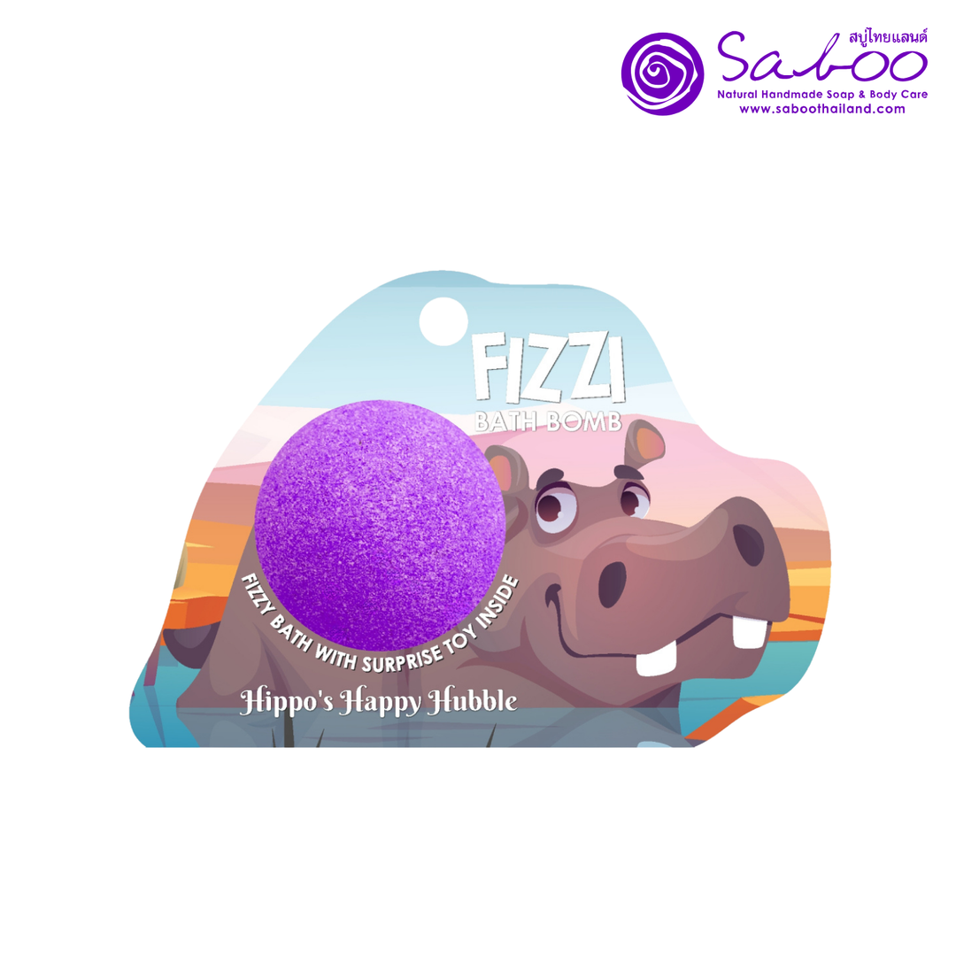 Fizzy Bath Bomb - Jungle Package - 100g - Hippo's Happy Hubble