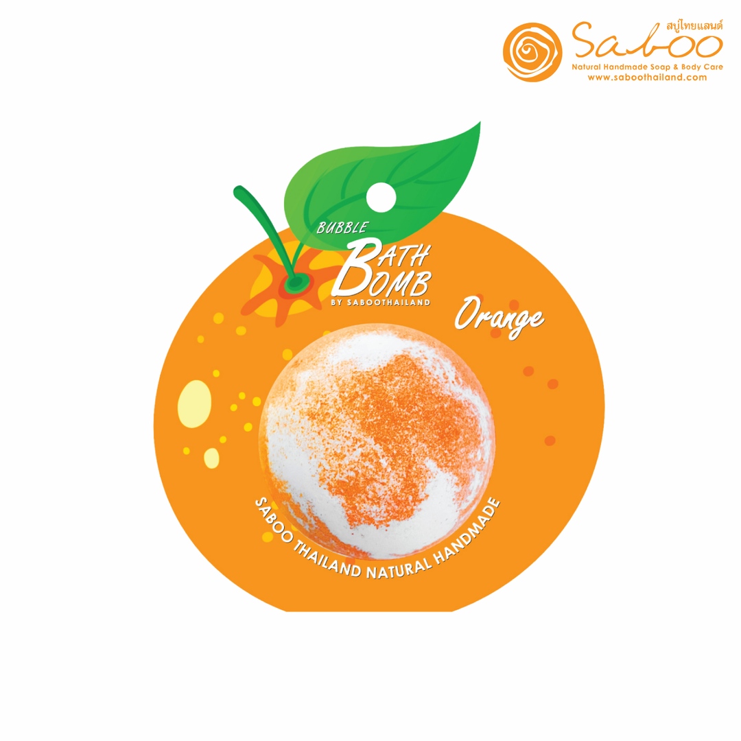 Bubble Bath Bomb - Fruit Package - 150g - Orange