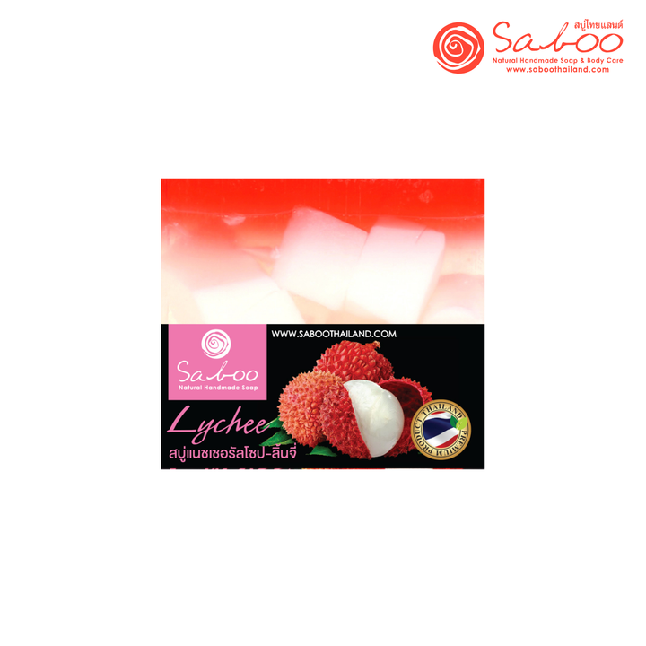 Natural Soap - Square Shape - 100g - Lychee