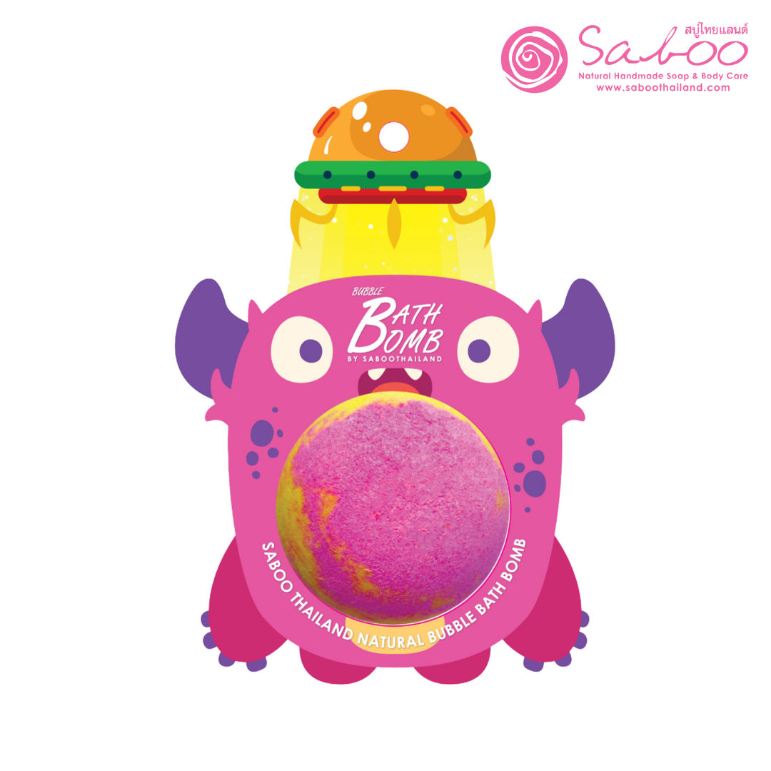 Bubble Bath Bomb - Monster - 150g - Leelawadee