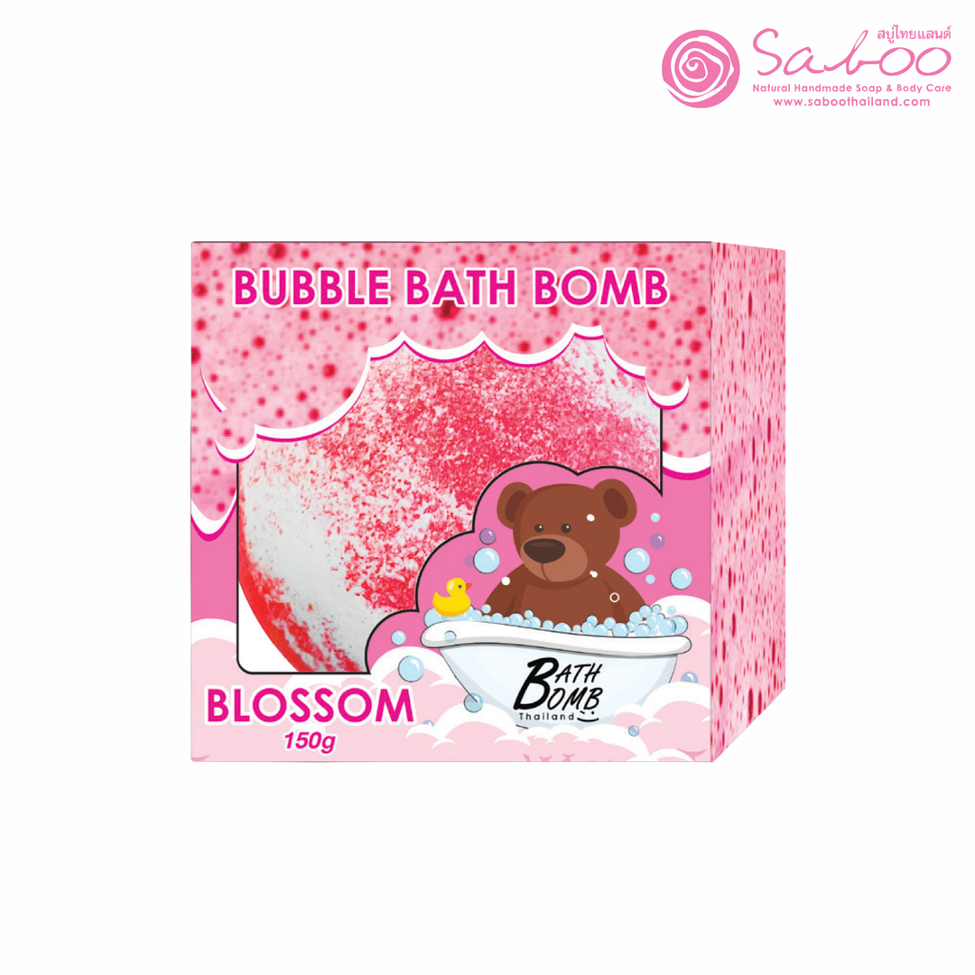 Bubble Bath Bomb - Box Package - 150g - Blossom