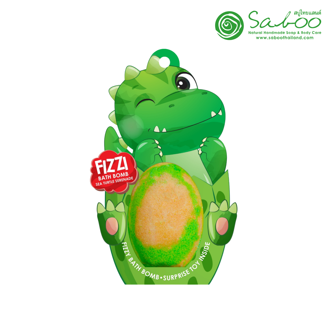 Fizzy Bath Bomb - Dinosaur Package - 180g - Sea Turtle Serenade