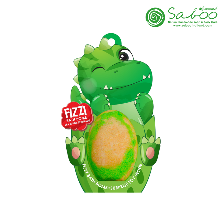 Fizzy Bath Bomb - Dinosaur Package - 180g - Sea Turtle Serenade