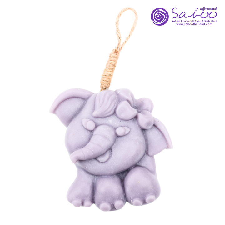 Natural Fancy Soap - Elephant - 100g - Lavender