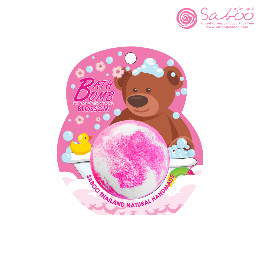 Bubble Bath Bomb - Bear Package - 150g - Blossom