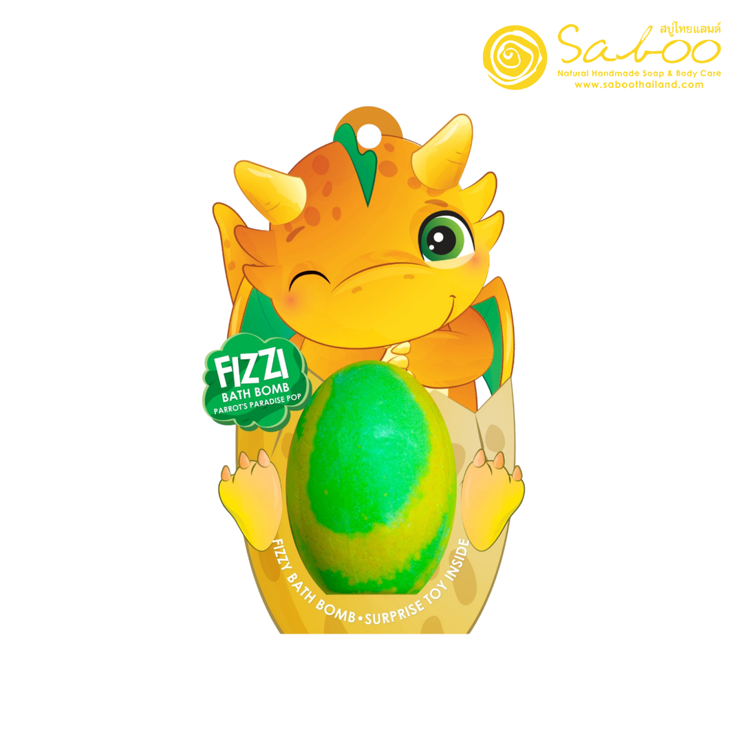 Fizzy Bath Bomb - Dinosaur Package - 180g - Parrot's Paradise Pop