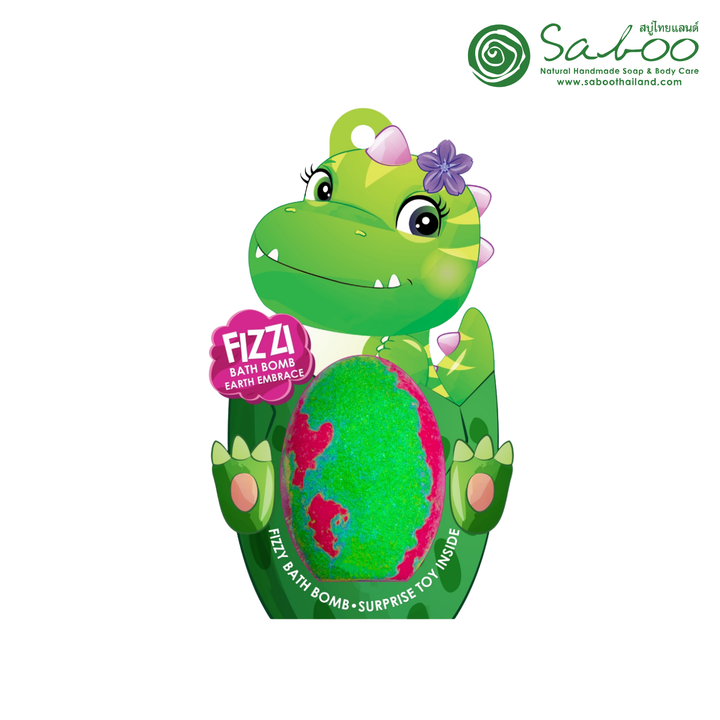 Fizzy Bath Bomb - Dinosaur Package - 180g - Earth Embrace