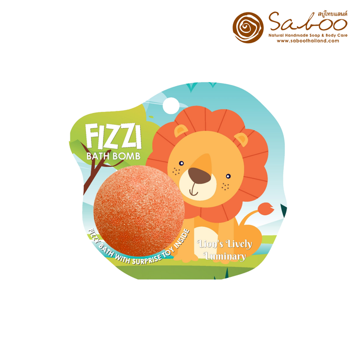 Fizzy Bath Bomb - Jungle Package - 100g - Lion's Lively Luminary