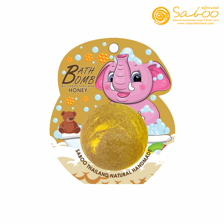 Bubble Bath Bomb - Elephant Package - 150g - Honey