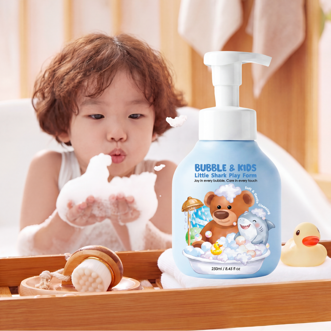 KIDS FOAM WASH 250 ML - LITTLE SHARK PLAY FOAM