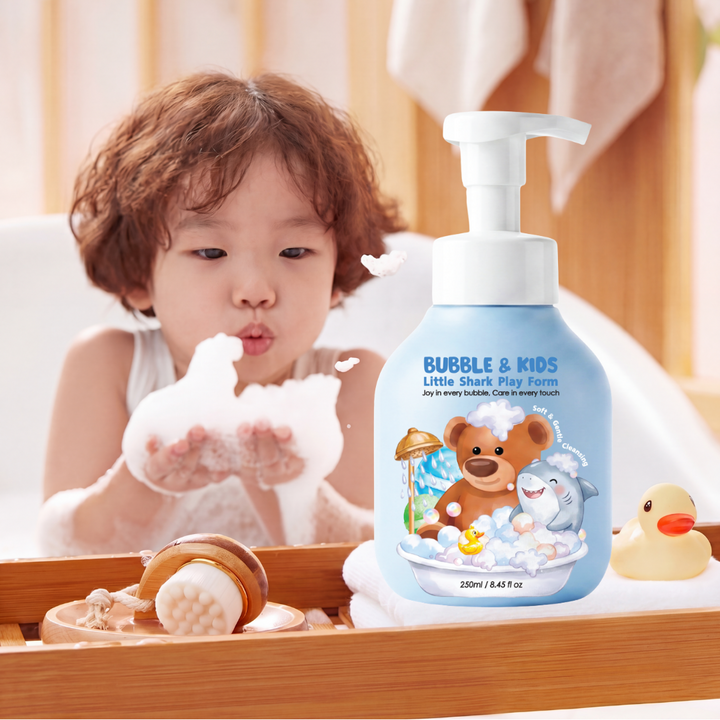KIDS FOAM WASH 250 ML - LITTLE SHARK PLAY FOAM
